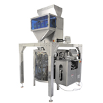 全自动颗粒包装机-给袋式鱼饲料包装机